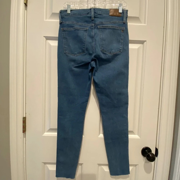 Madewell 10" High-Rise Skinny Button-Front Jeans Dewitt Wash 16598 - Picture 7 of 16